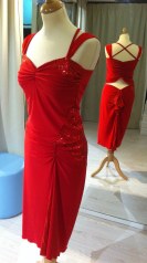 ineditotango abito rosso negozio torino esclusivo tangosolar ballare tango milonga abbigliamento