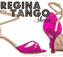regina tango shoes fucsia raso e strass