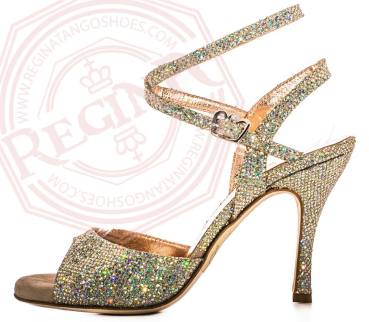 tangosolar regina tango shoes scarpe tango glitter vari colori tacco alto